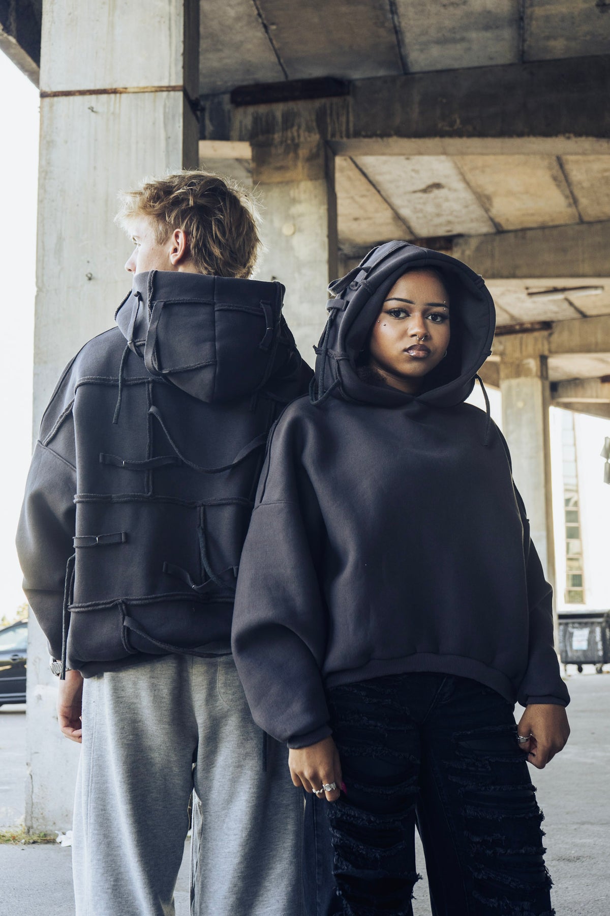 og wtc hoodie - dark grey